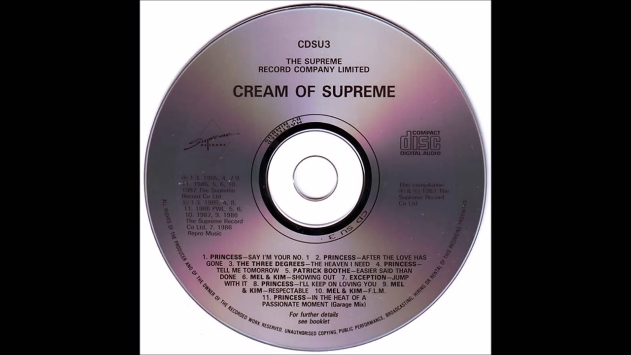 The Cream Of Supreme Part 0ne