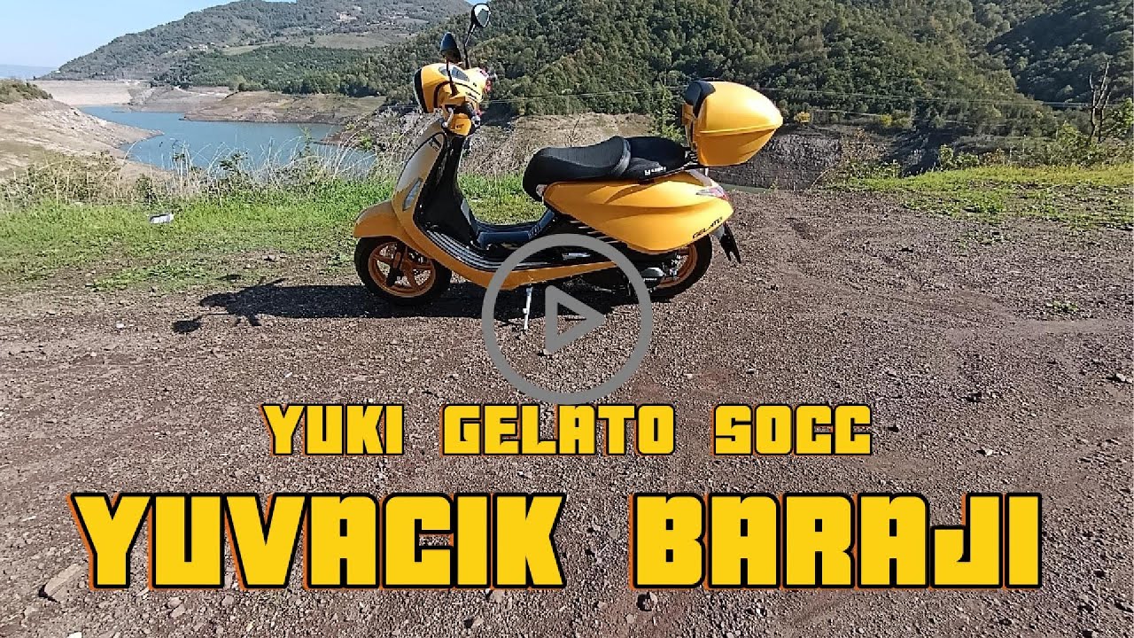 Yuki Gelato 50cc Yuvacık Barajı vlog