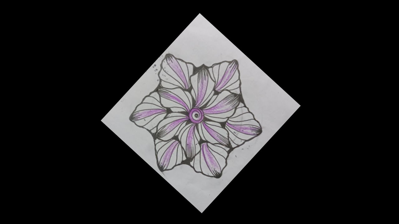 Day -3 easy and simple flower pattern #flowers #easy #simple #pattern 
