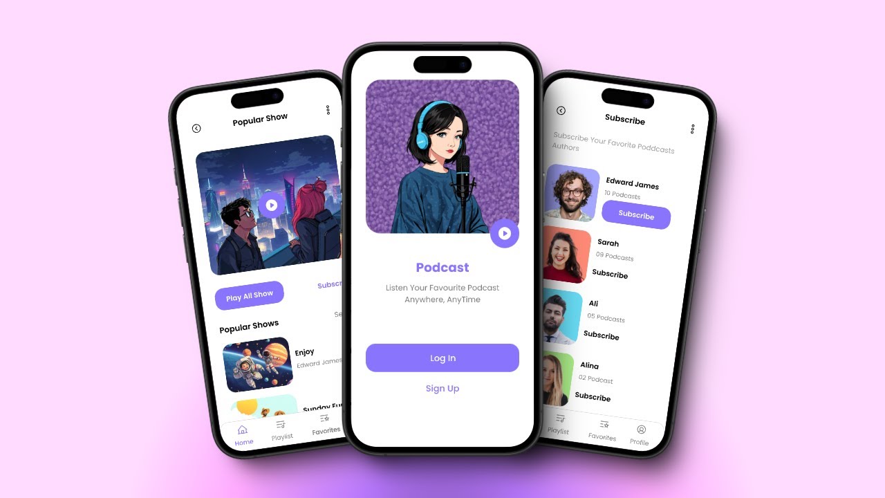 Podcast App Design