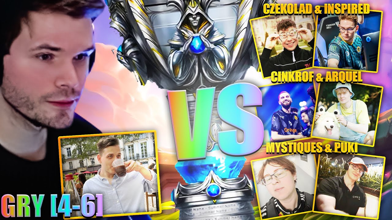 GUCIO I TURNIEJ ARENKOWY! I MASTEREM DO KOŃCA? PROBLEMY... [GRY 4-6] I NAJLEPSZE MOMENTY STRIMA #621