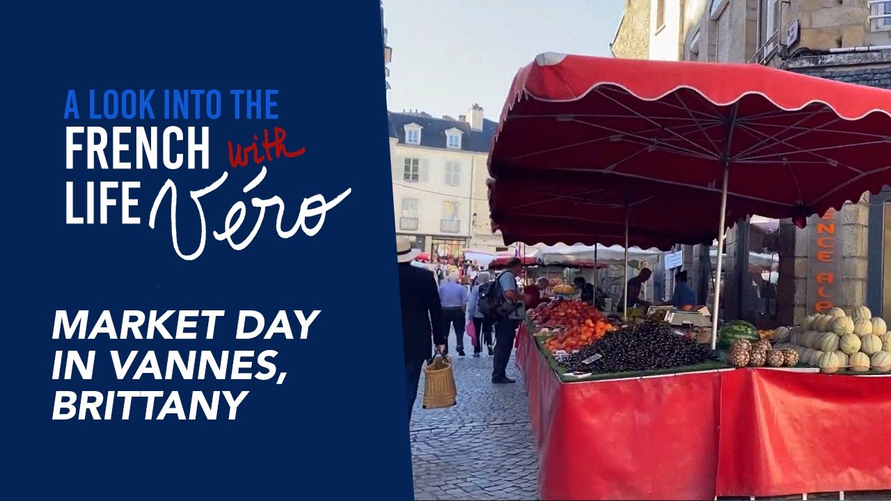 Market day in Vannes, Southern Brittany, France