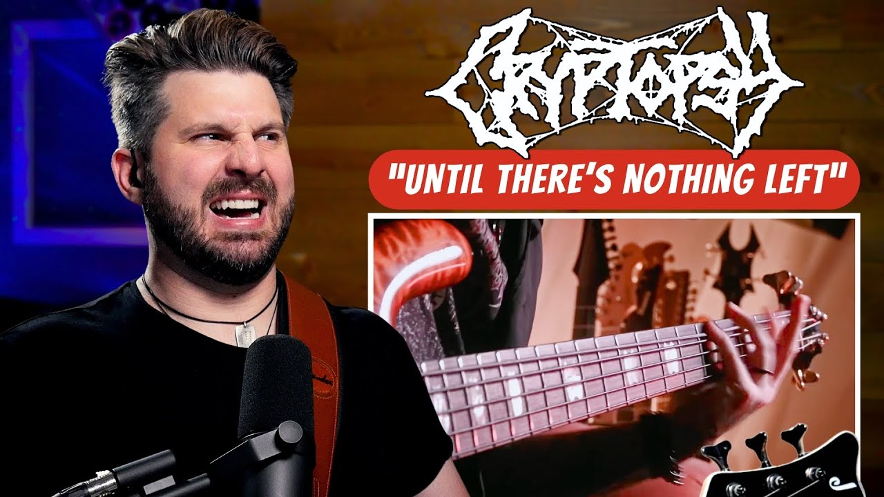 Bass Teacher REACTS to CRYPTOPSY - 
