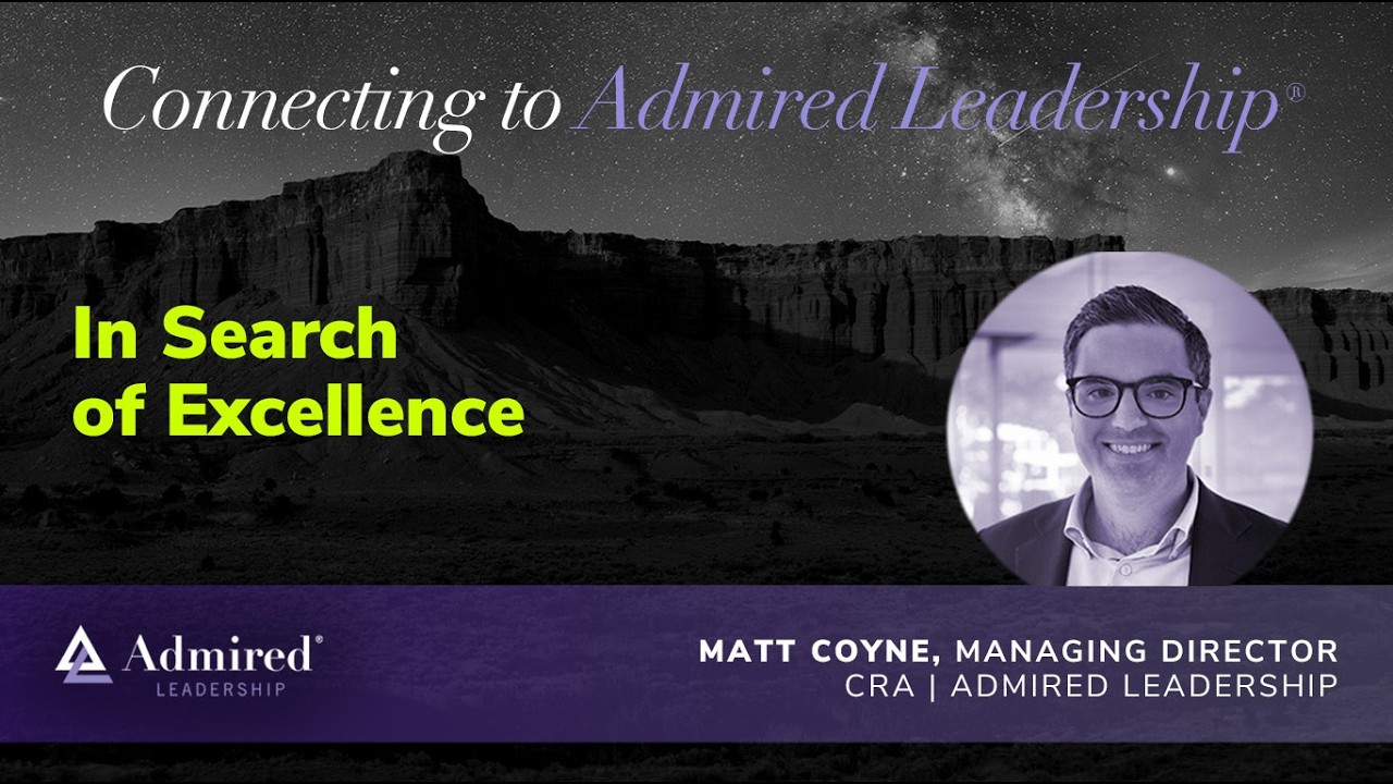 In Search of Excellence with Matt Coyne (guest host Mallory Stacey)