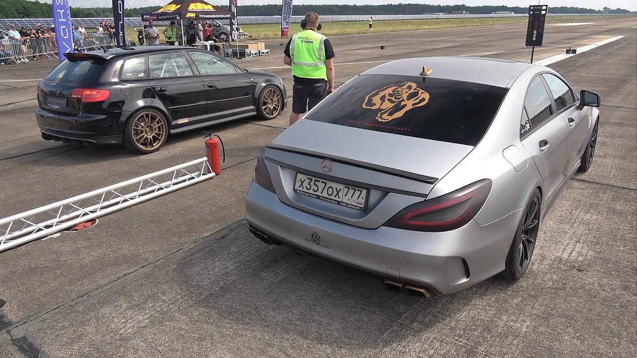 700HP Audi RS3 Sportback PPH-Motoring vs 1000HP Mercedes-Benz ClS63 AMG Gorilla Racing