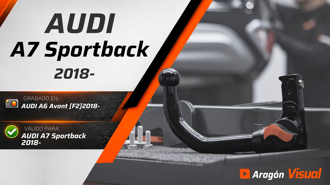 Audi A7 Sportback 2018- Montaje de enganche y kit electrónico (91)