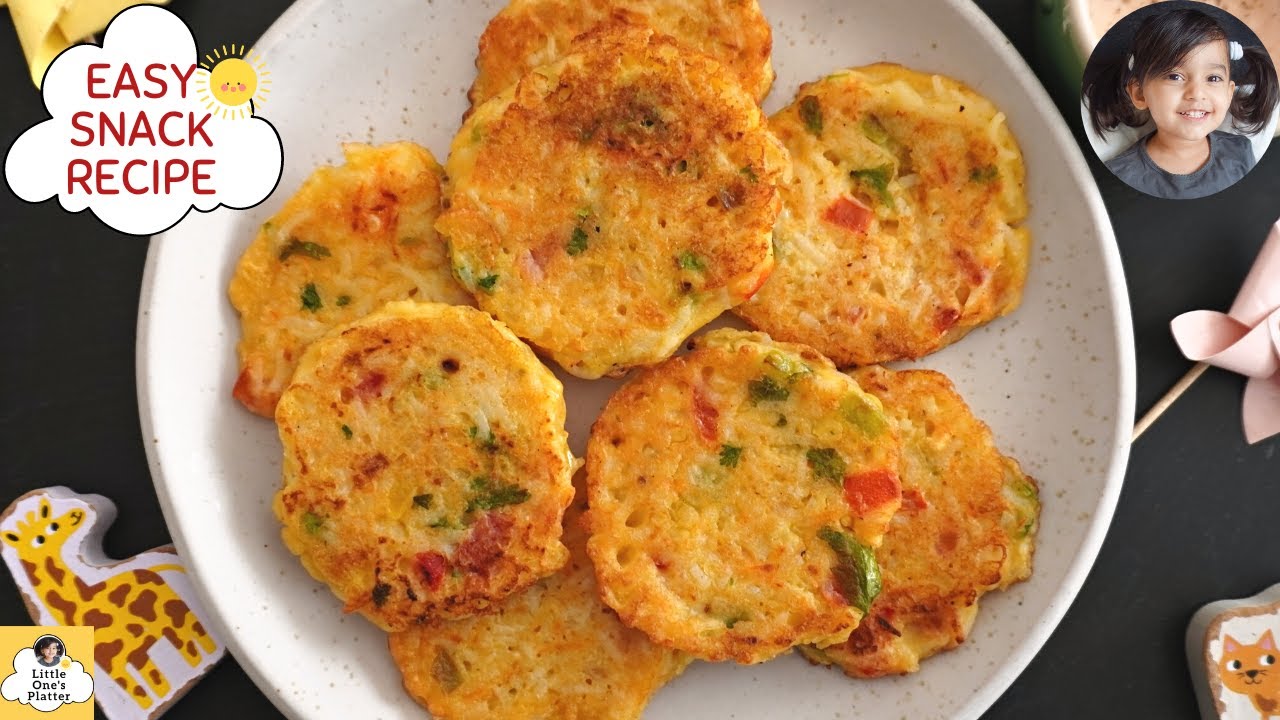 HEALTHY RICE & MIXED VEGETABLE CHILLA | Breakfast recipe | Snack recipe | Tiffin box | Easy recipe