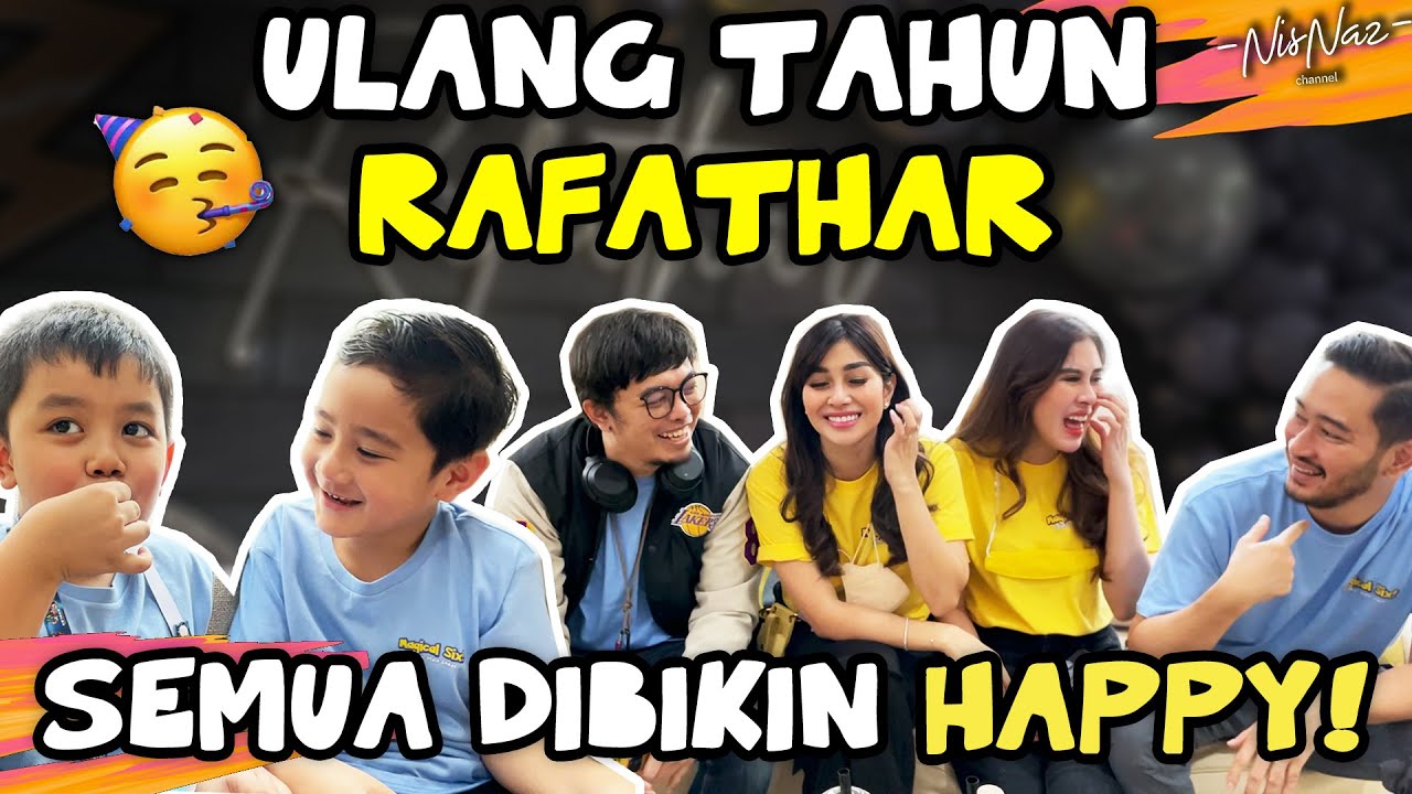 VLOG #160 - HAPPY BIRTHDAY AA RAFATHAR!!! SEMUA ORANG DIBIKIN HAPPY!!!