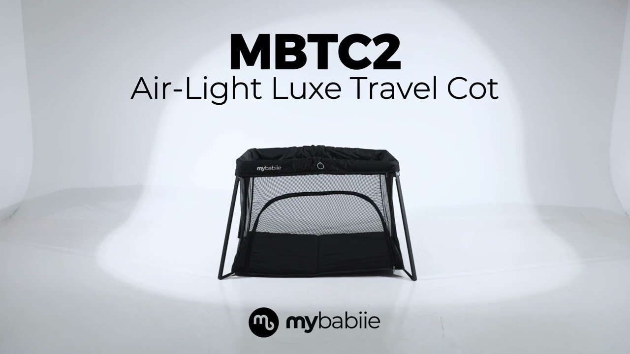 My Babiie MBTC2 Air-Light Luxe Travel Cot
