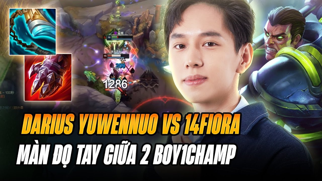 M&Agrave;N ĐỌ TAY CỰC CHIẾN GIỮA BOY1CHAMP DARIUS YUWENNUO V&Agrave; 14FIORA TẠI RANK TH&Aacute;CH ĐẤU TRUNG QUỐC M&Ugrave;A MỚI