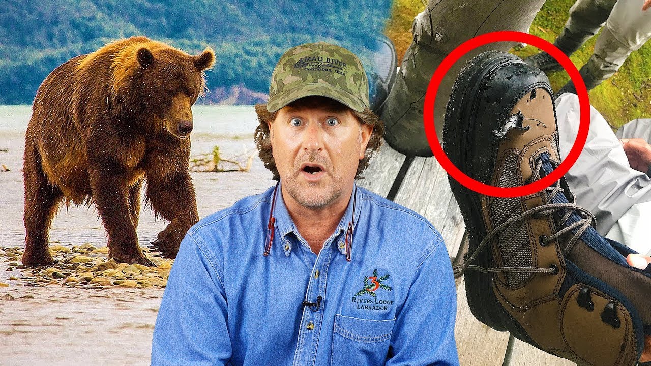 BEAR EATS OUR WADING BOOTS | Three Rivers Lodge (part 4)