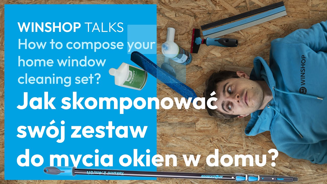 Jaki sprzęt wybrać do mycia okien w domu❓