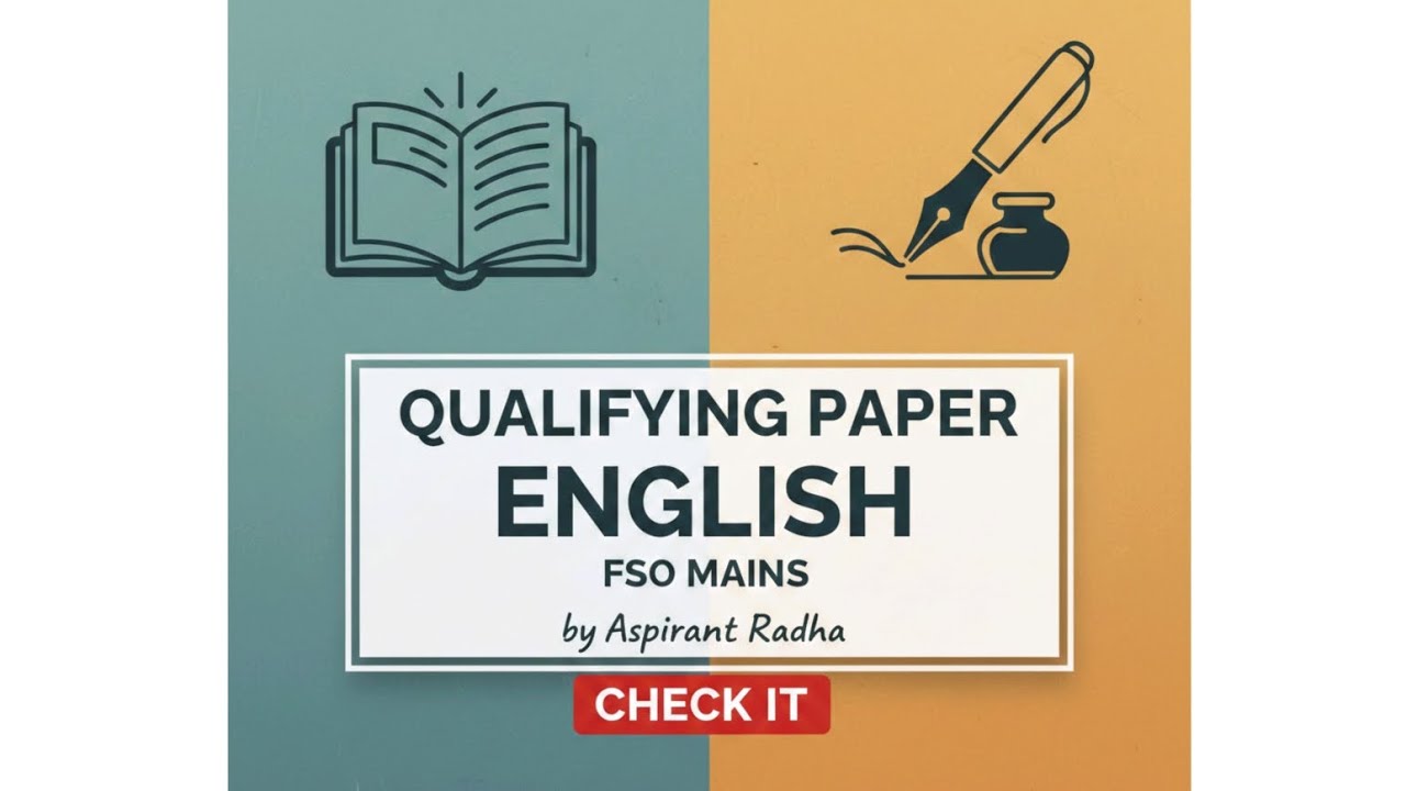 English Qualifying papers PYQs # APPSC 