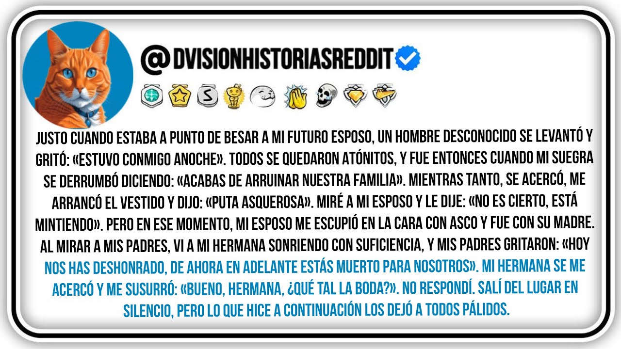 Justo Cuando Estaba A Punto De Besar A Mi Futuro Esposo, Un Hombre Desconocido Se Levantó Y Gritó...