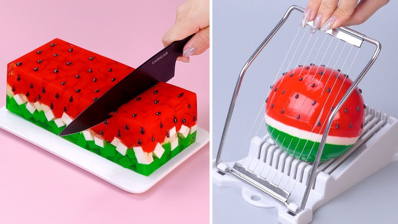 Oddly Satisfying Watermelon Cake Ideas 🍉🍉 How To Make Fruit Cake Decorating For Summer