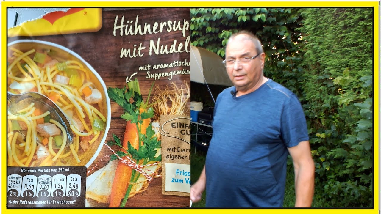 Campingküche für Einsteiger - Hühnersuppe