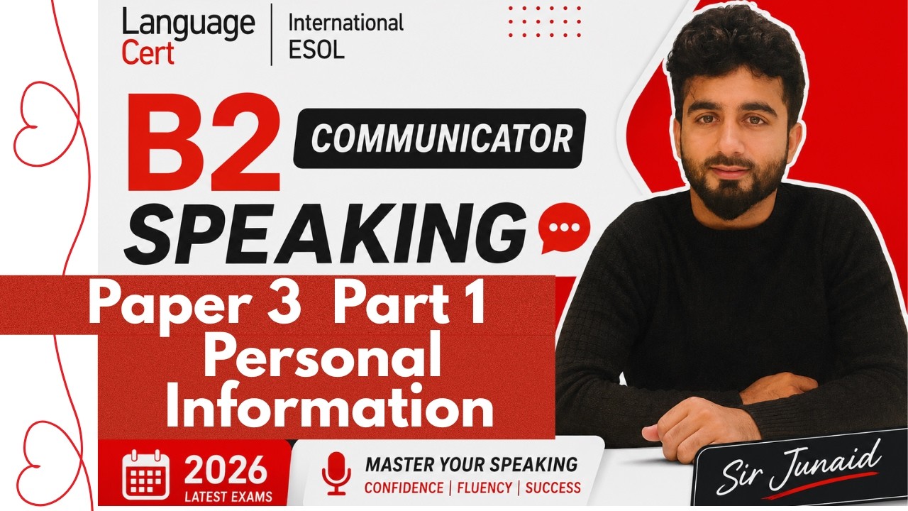 🔥 Get 40+ in LanguageCert Speaking Part 1! 🎤💯 (Full Demo & Tips)#languagecert #languageexam