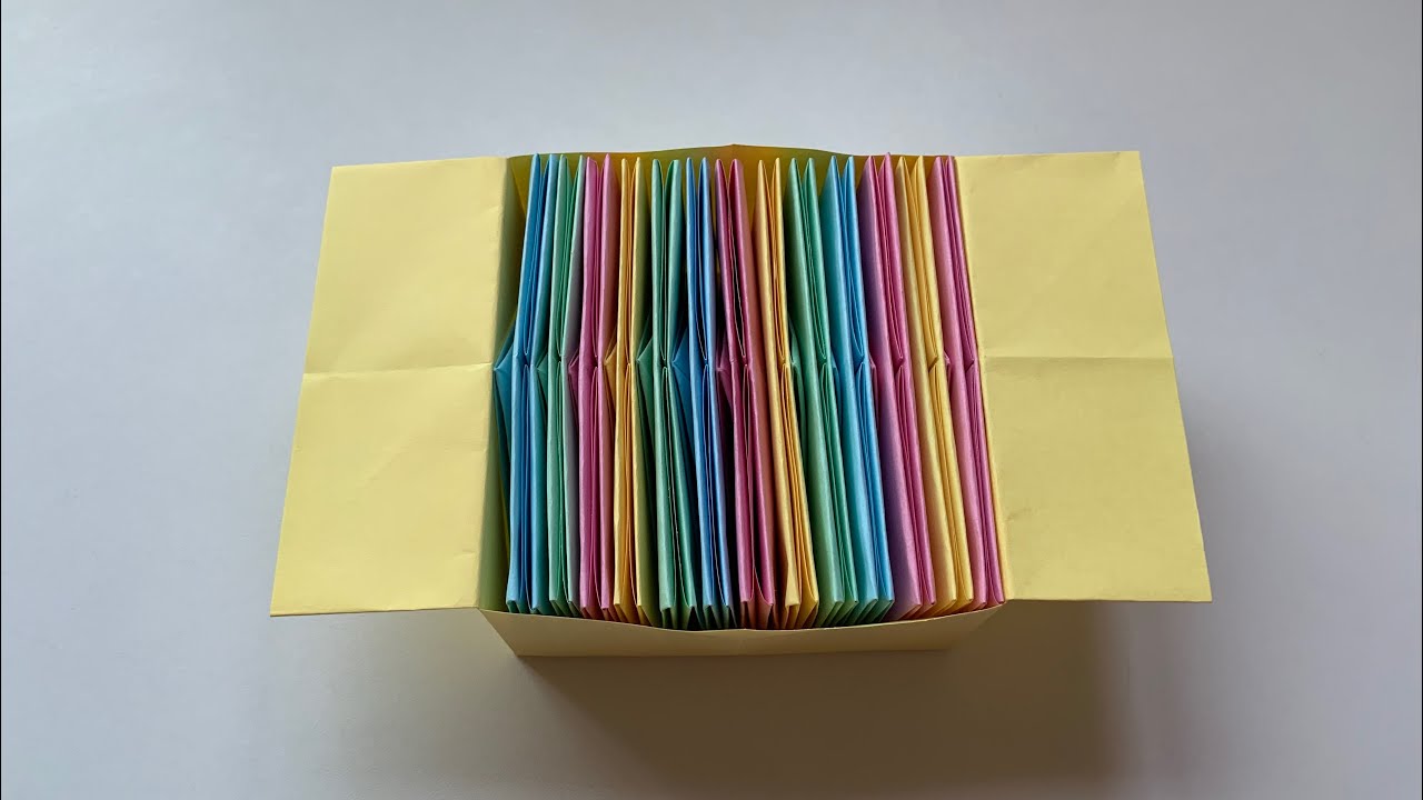 Origami Super Caixa - Como Fazer Uma Super Caixa De Papel ￼