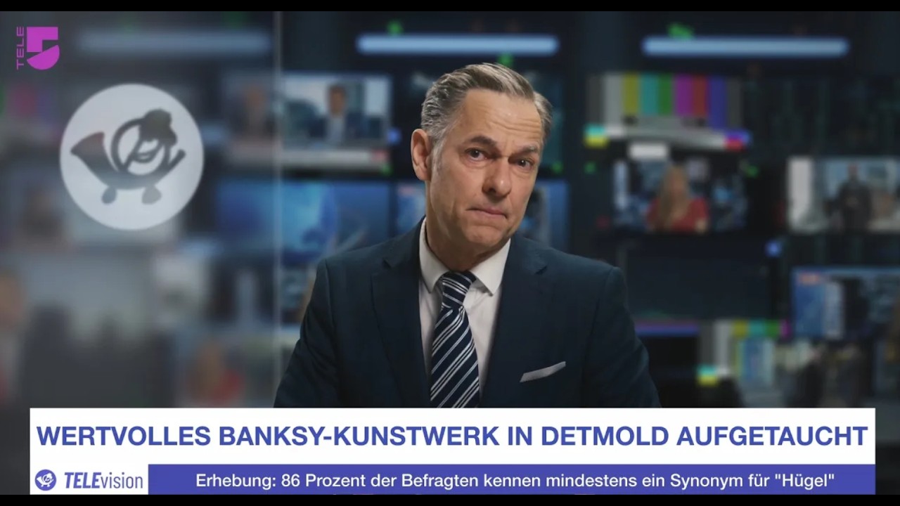 Wertvolles Banksy-Kunstwerk in Detmold aufgetaucht (Postillon TELEvision, Tele 5, Folge 2)