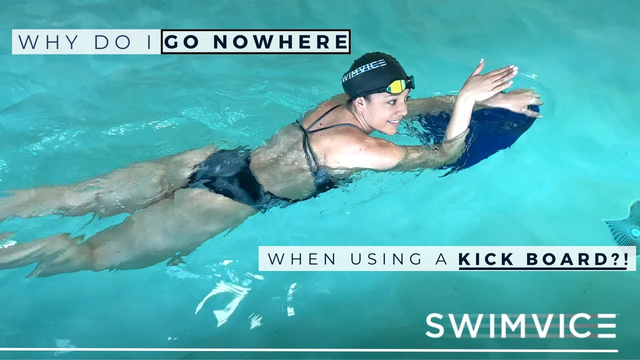 Как двигаться быстрее, плавая с доской для плавания! | SWIMVICE