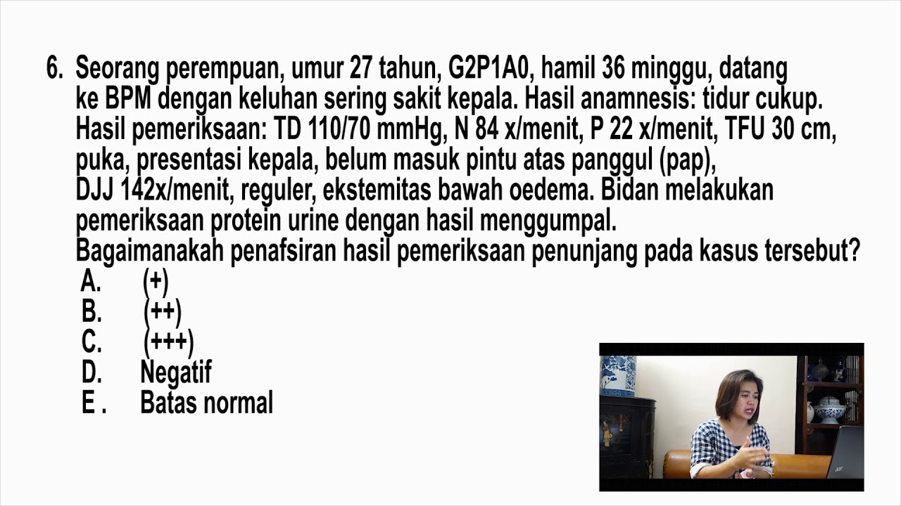 Pembahasan soal UKOM, Topik Asuhan dan Komplikasi pada Kehamilan