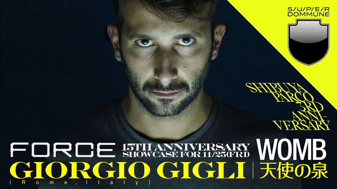 Giorgio Gigli at S/U/P/E/R DOMMUNE  [Tokyo] 24|11|2022