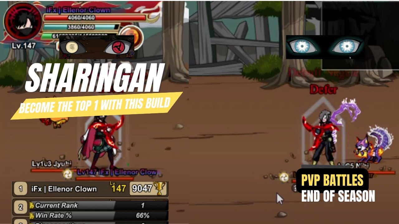 Shinobi Warfare PVP Day: Become an Uchiha with Sharingan Talents! Go to Top 1 PVP! Full of Fights!