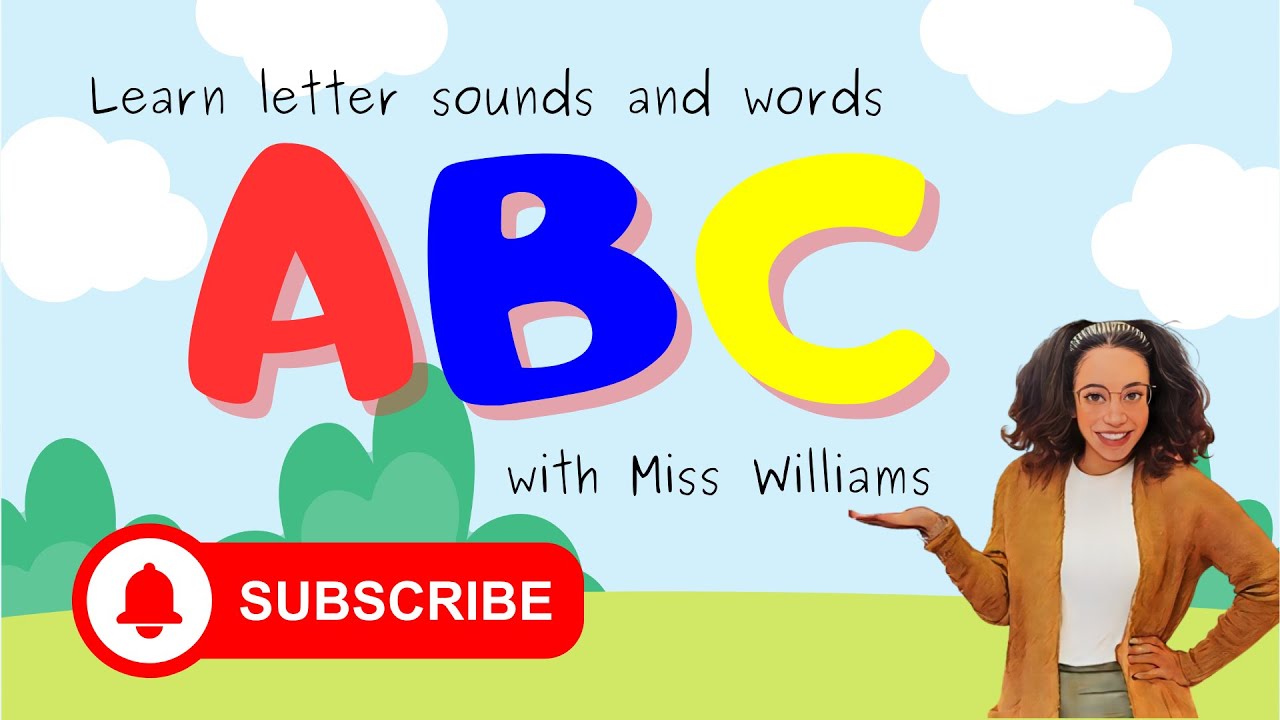 🔤 Learn Letter Sounds and Words with Miss Williams! 🐶🍎