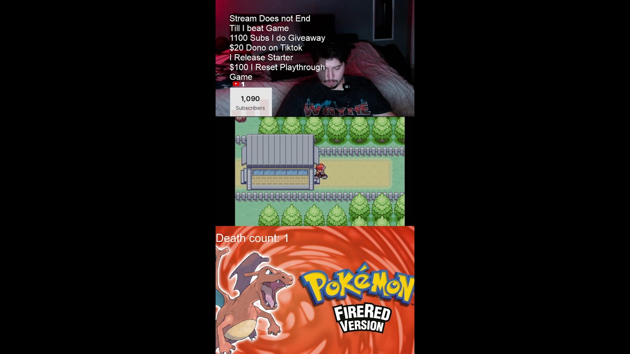 Stream Ends When I Beat Pokemon Fire Red I Got Scammed At 1100 Subs