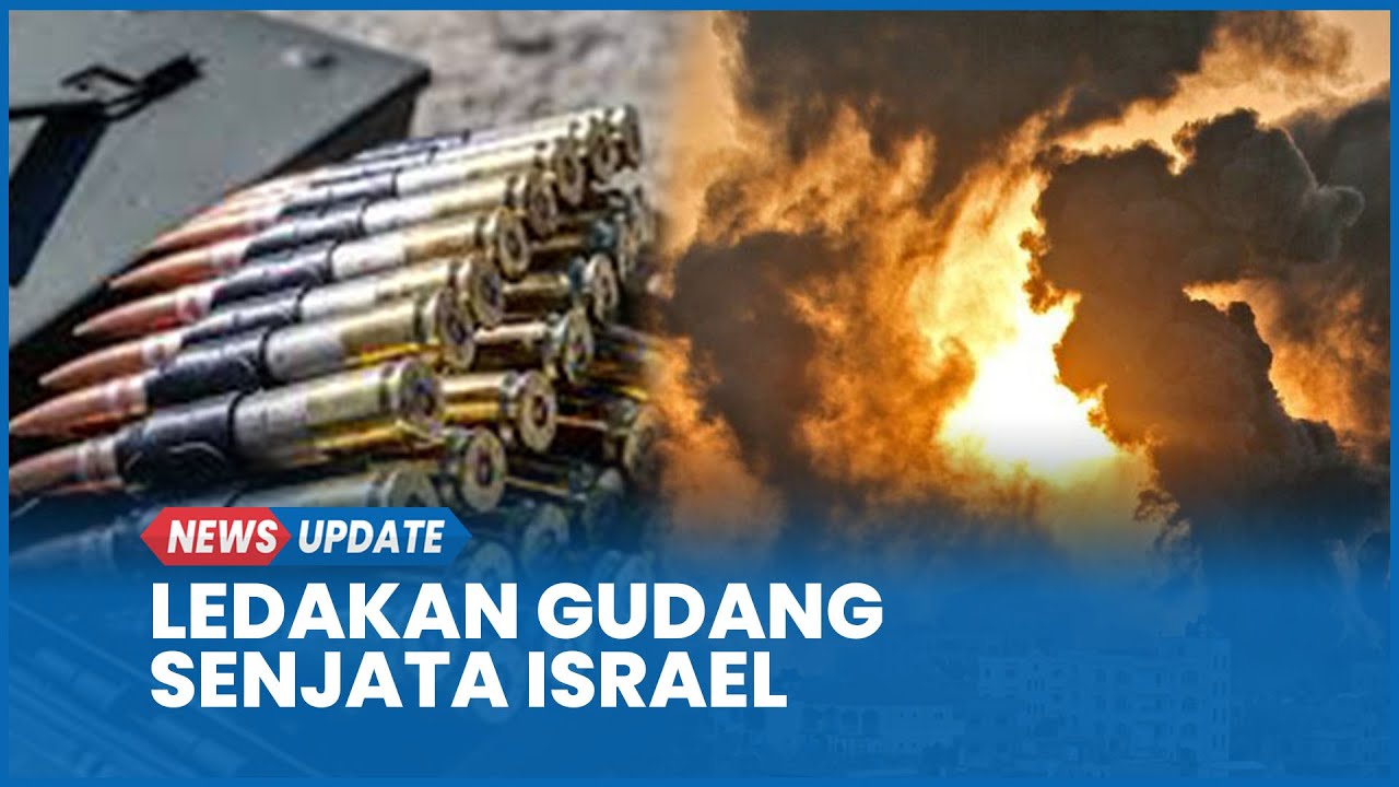 Gudang Senjata Israel Meledak Dahsyat Dihantam Rudal Brigade Al-Qassam