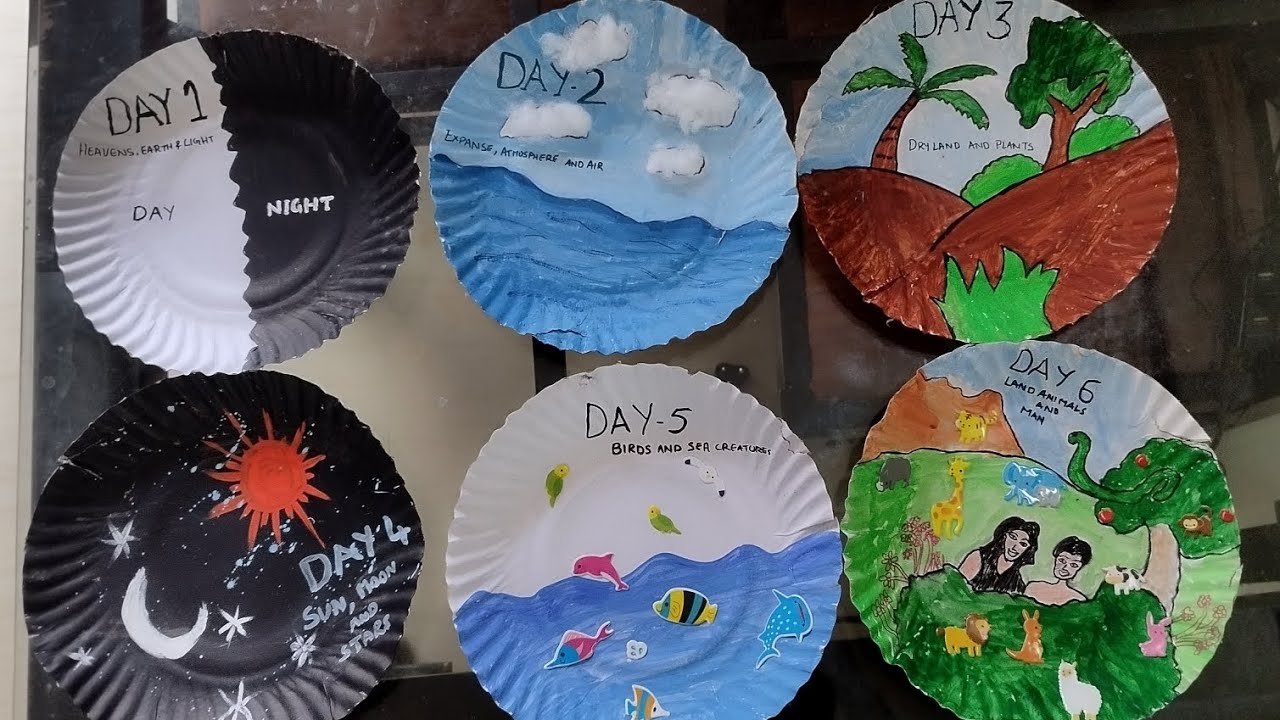 God's beautiful creation| Bible arts and crafts | Creation - 7days craft | God's Creation