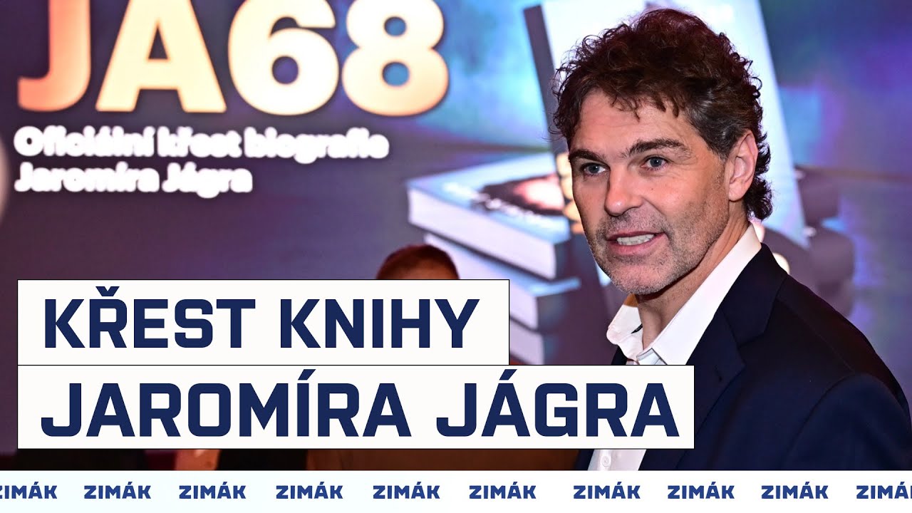 Křest autobiografie JÁ68: Jaromír Jágr o poselství knihy i největší hokejové výzvě | Zimák reportáž