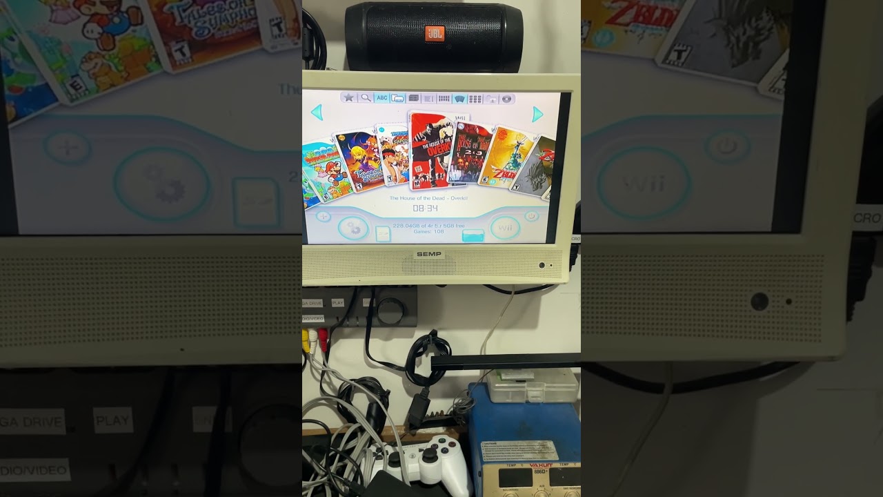 Desbloqueio e HD Lotado de jogos WII.    