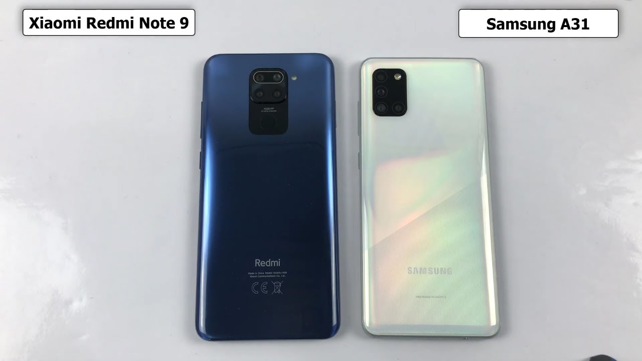Xiaomi Redmi Note 9 vs Samsung A31 Speed Test, Camera Test, Display Test | Helio G85 vs Helio P65