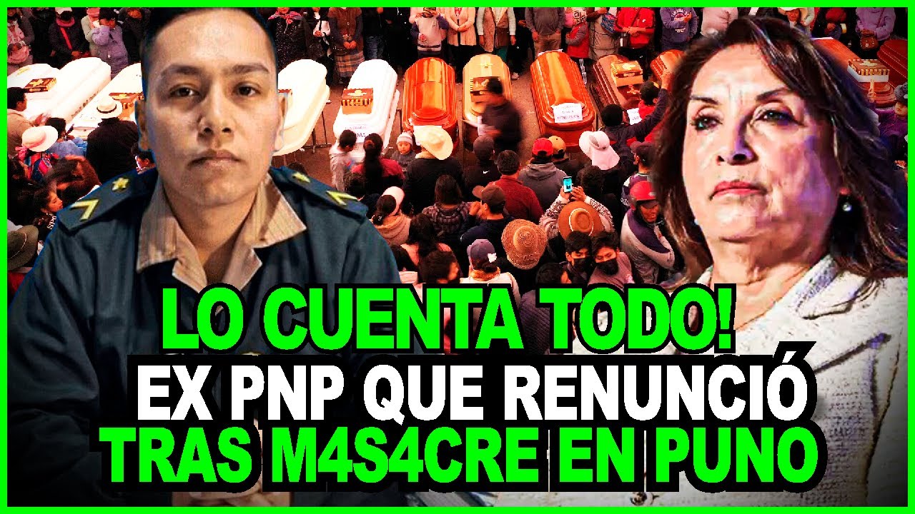 EN EXCLUSIVA! EX PNP JOHN TORRES YATACO QUIEN RENUNCIÓ TRAS M4S4CRE DE JULIACA
