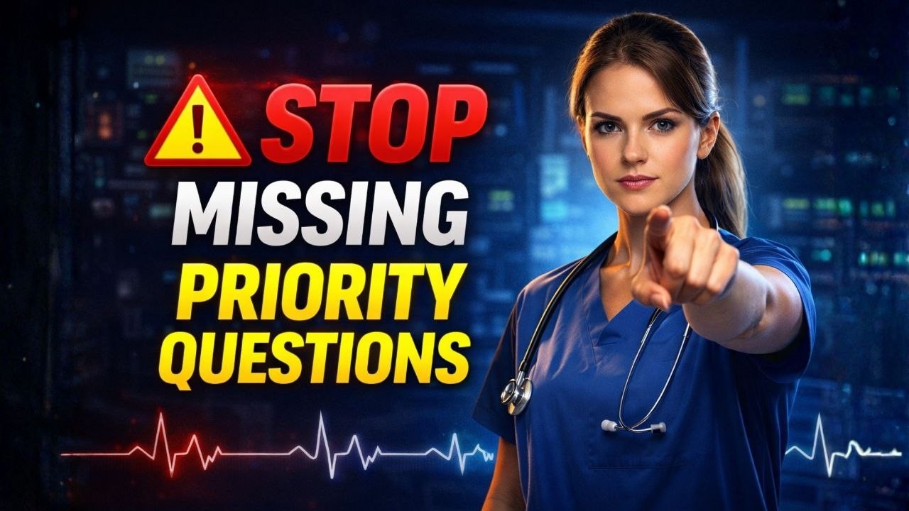 50 NCLEX Priority Questions You Must Master NCLEX RN Review #nclex #2026 #study #explore #fyp #viral