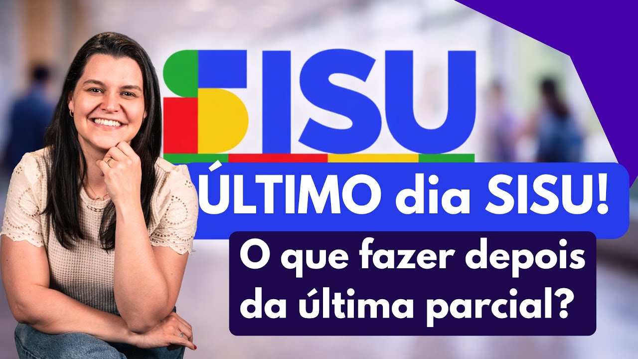 Live Dia 5 do SISU com a Sassá - ÚLTIMO DIA do Sisu!!!