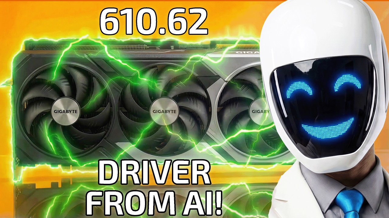 AI WROTE this driver! Nvidia Driver Update 610.62 | RTX 5070 Driver Review