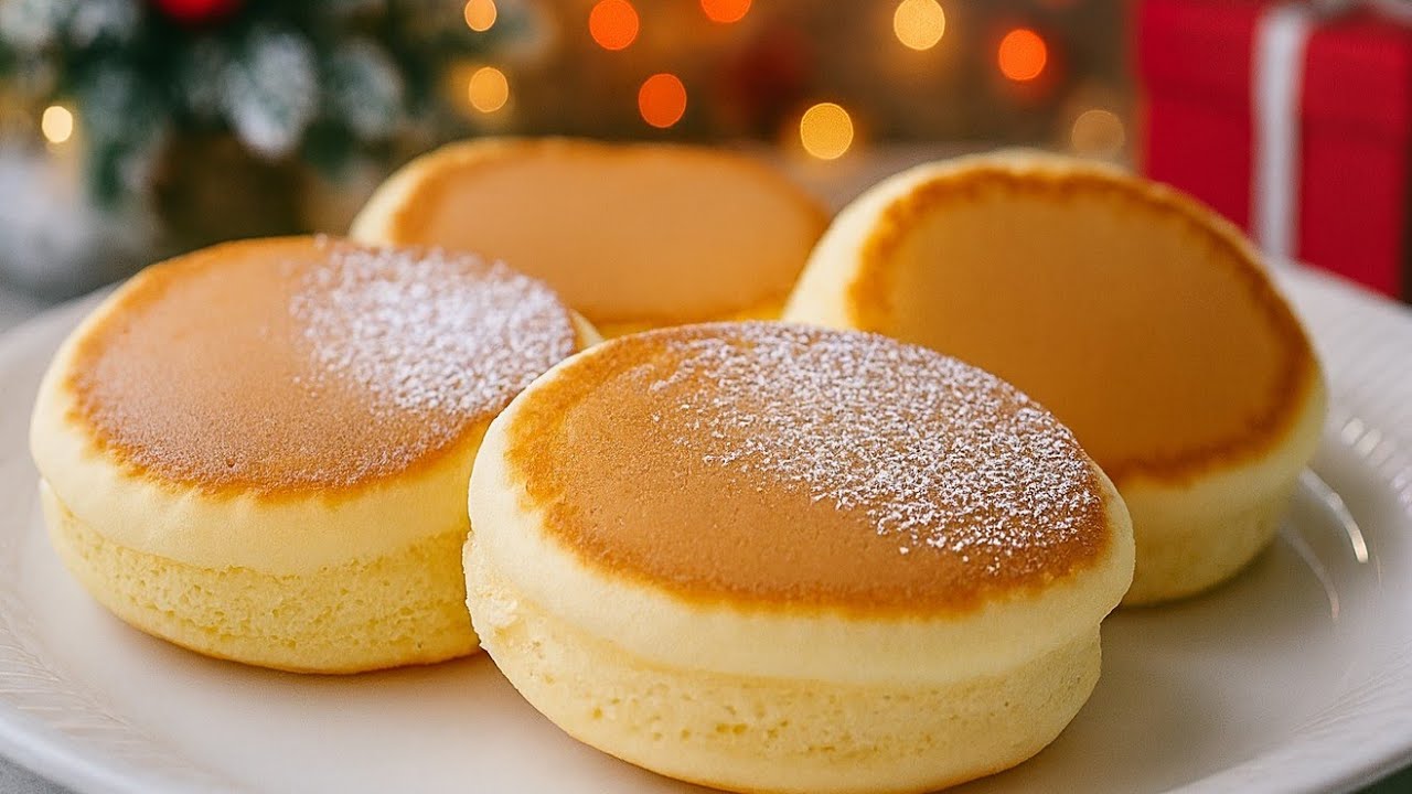 Fluffy Japanese Pancake ! No Flour, No Oil, No Milk! Easy Dessert Recipe🥞🥞