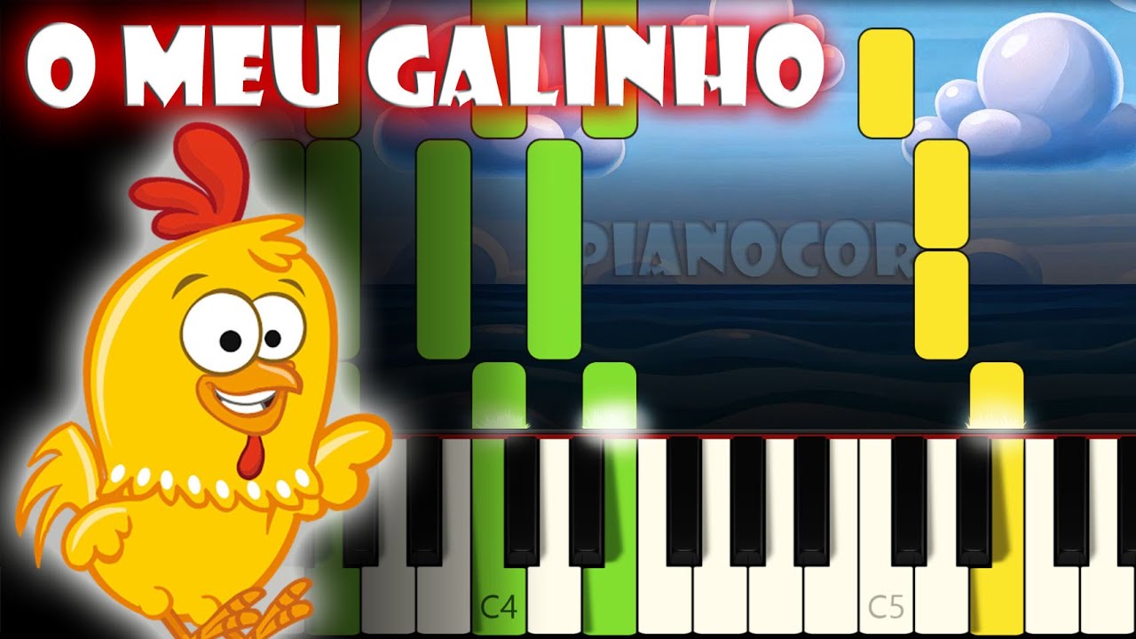 O Meu Galinho - Galinha Pintadinha | Tutorial de Piano | Karaoke