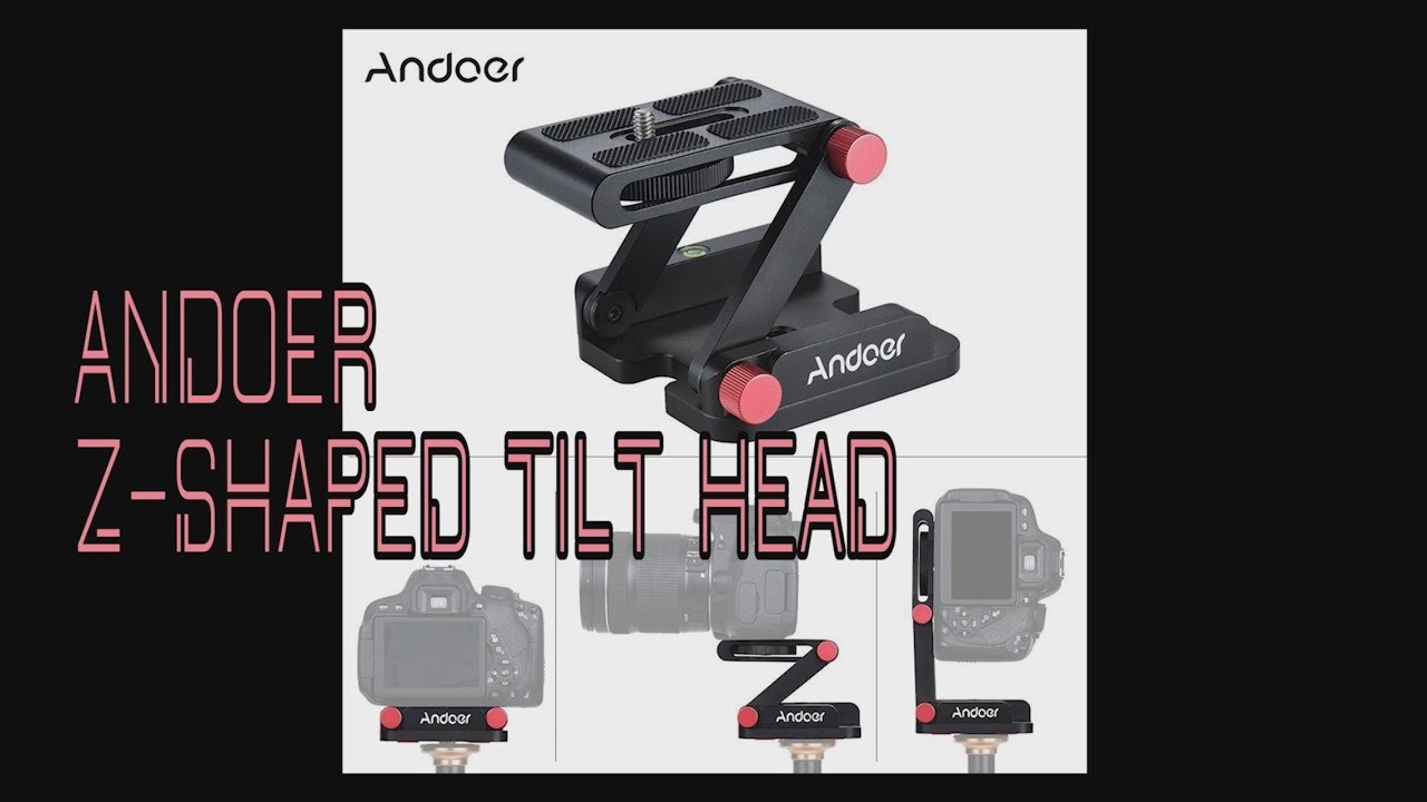 Andoer Z-Shaped Tilt Head DSLR up to 15kg.
