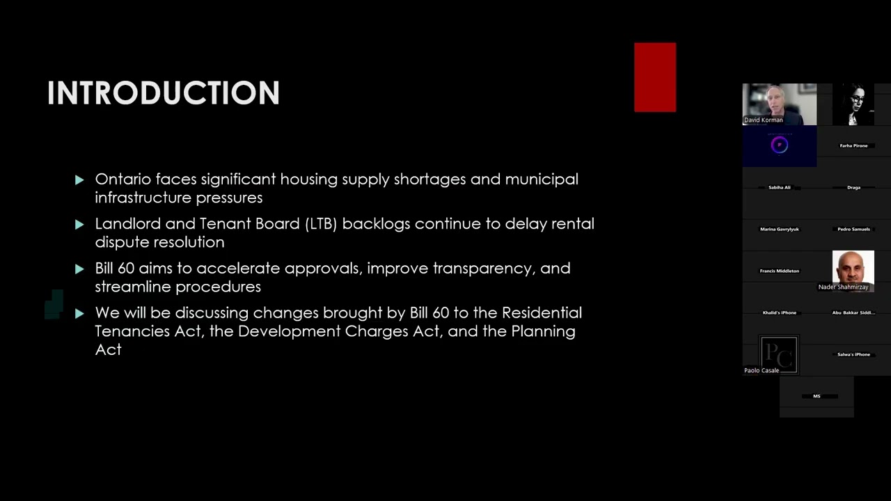 Bill 60 | Sutton Summit Realty