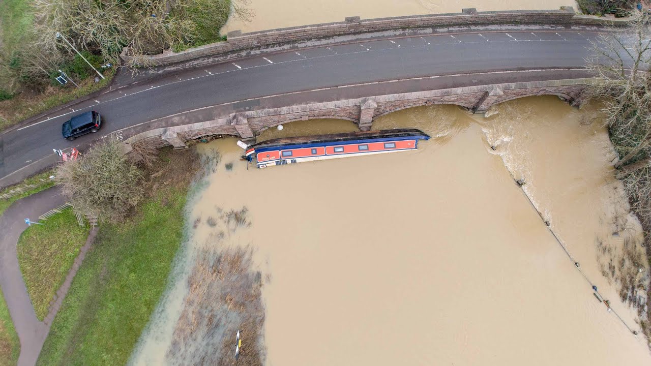 Sea Jade - River Soar Floods (Storm Henk)