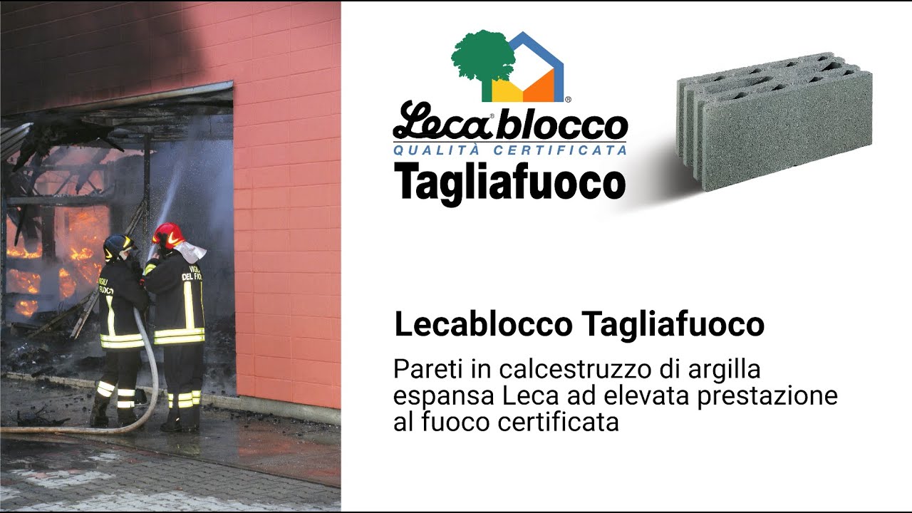 Lecablocco Tagliafuoco: pareti resistenti al fuoco