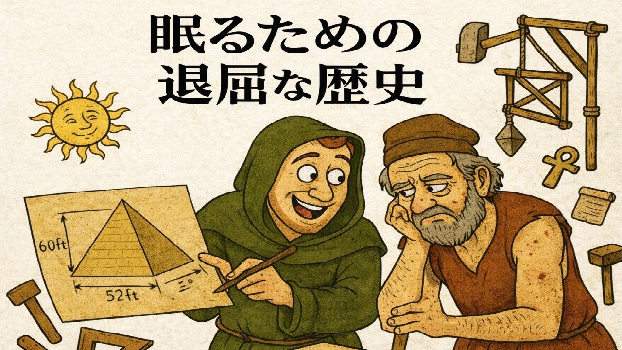 古代エジプトの秘密を解き明かす ― 帝国を築いた驚異の工学｜💤 眠くなる退屈な歴史