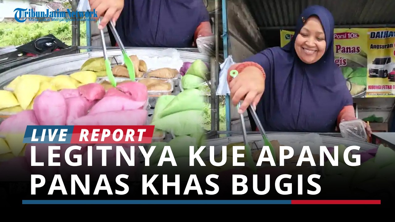 Legitnya Kue Apang Panas Khas Bugis Laris Manis Jadi Takjil Ramadan di Pare Kediri