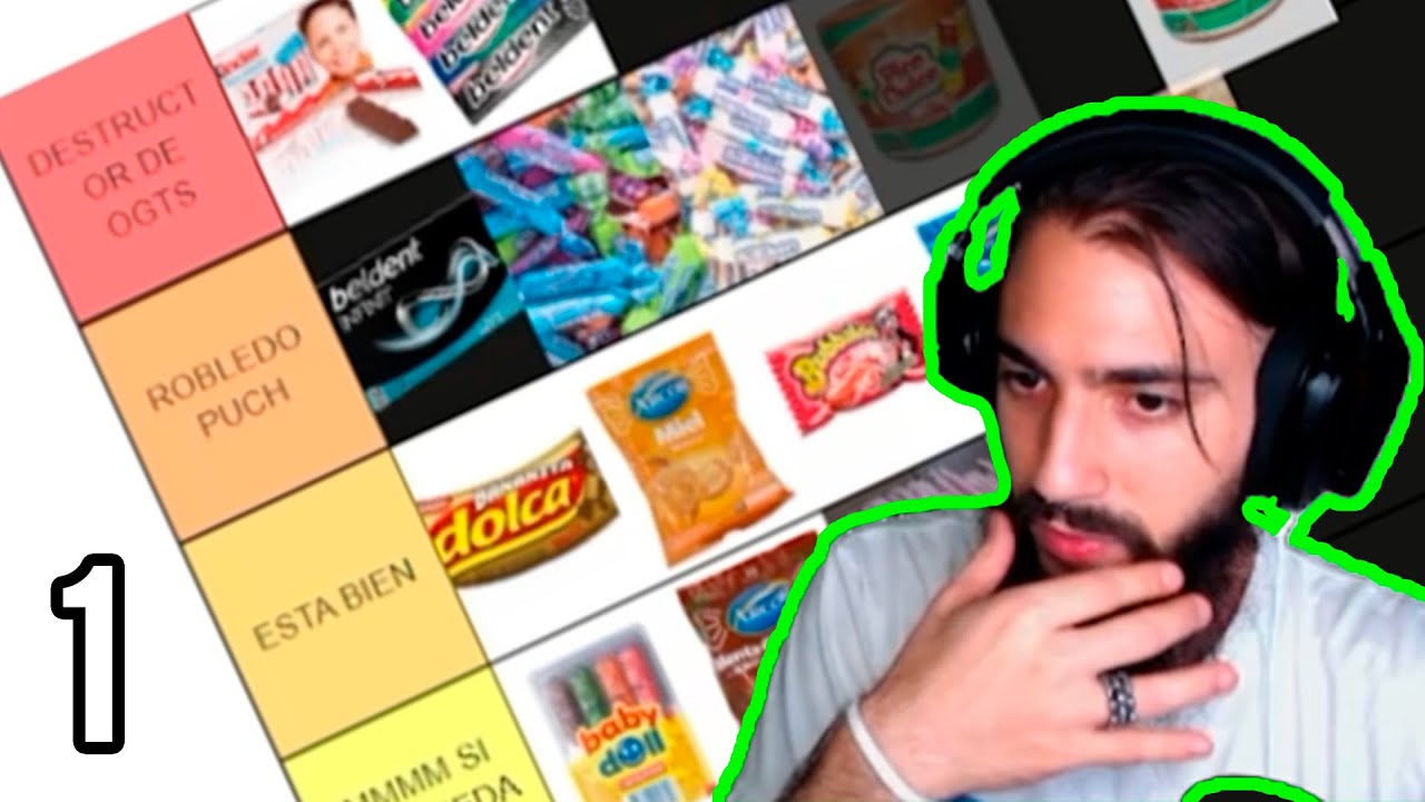 MrNacho hace una tierlist de golosinas argentinas #1