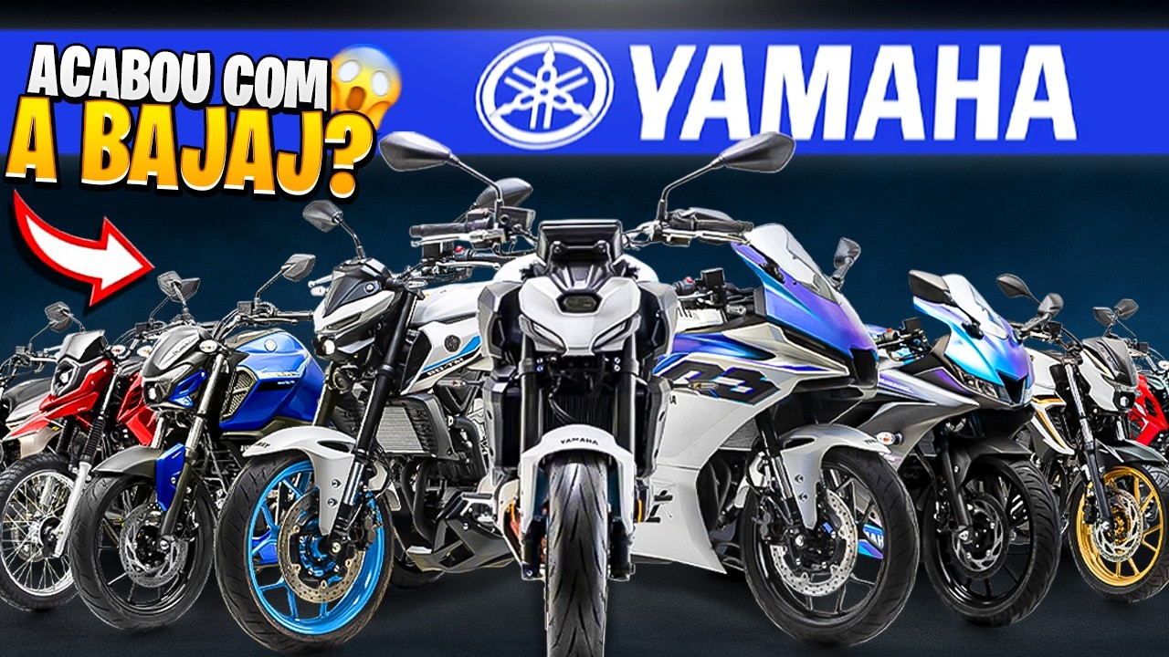 🚨 NOVOS PREÇOS YAMAHA 2025 — QUAL DELAS VALE A PENA COMPRAR?