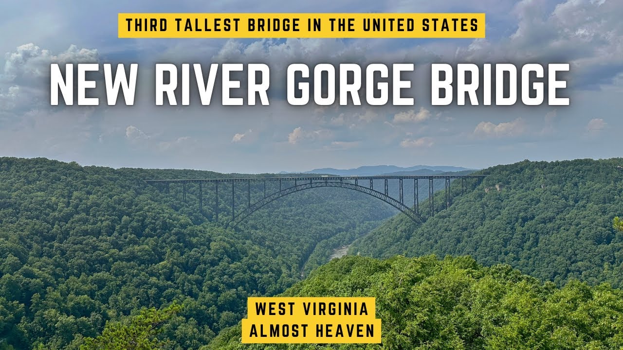 [4K] New River Gorge Bridge Walk | West Virginia | Third Tallest Bridge in the United States