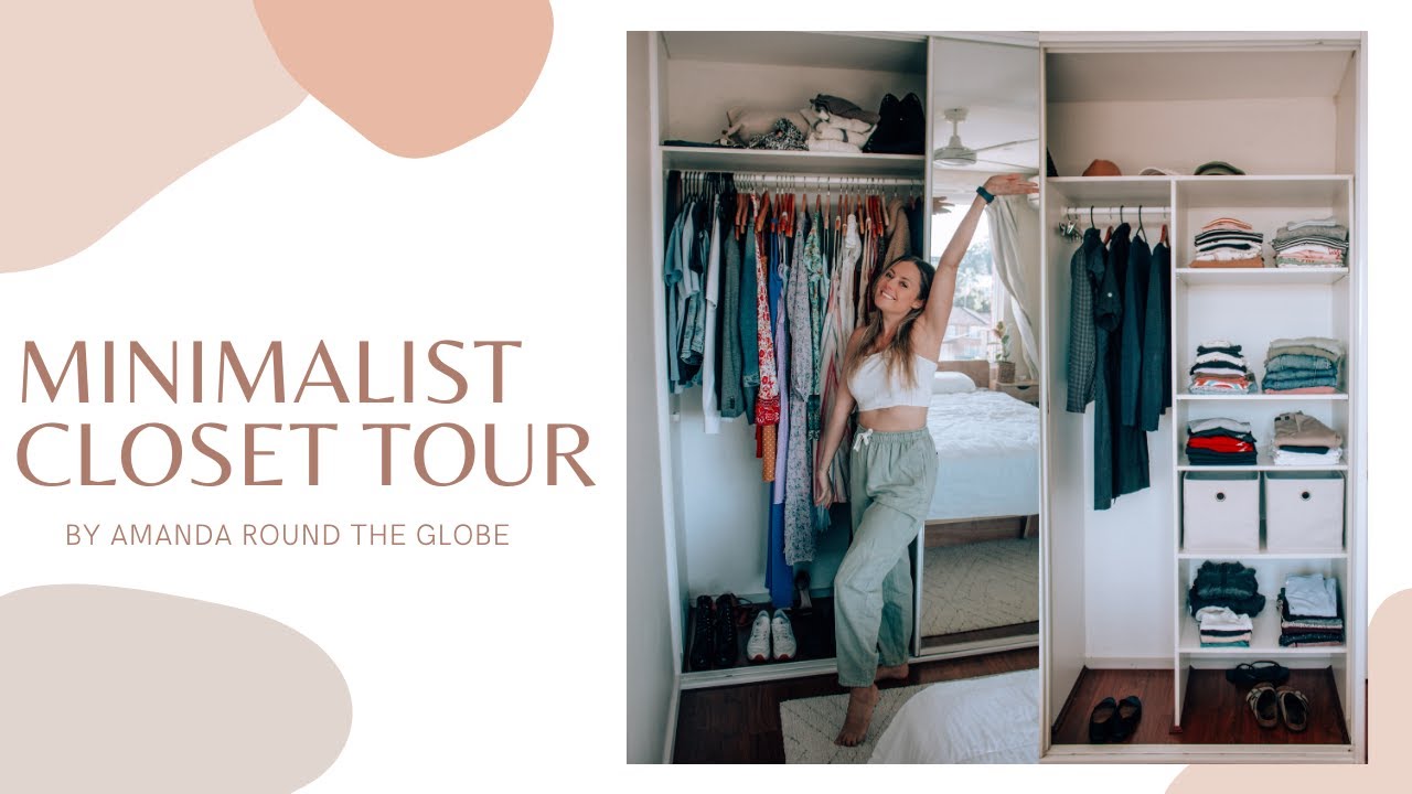 minimalist closet tour